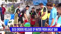 PRRD orders release of water from Angat Dam