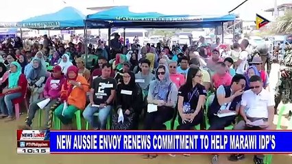 New Aussie envoy renews commitment to help Marawi IDPs