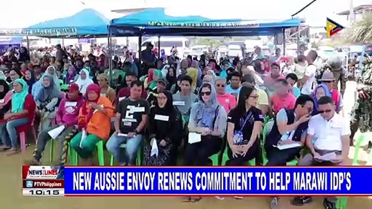 New Aussie envoy renews commitment to help Marawi IDPs