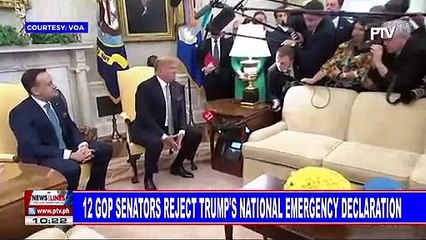GLOBAL NEWS: 12 GOP senators reject Trump's national emergency declaration
