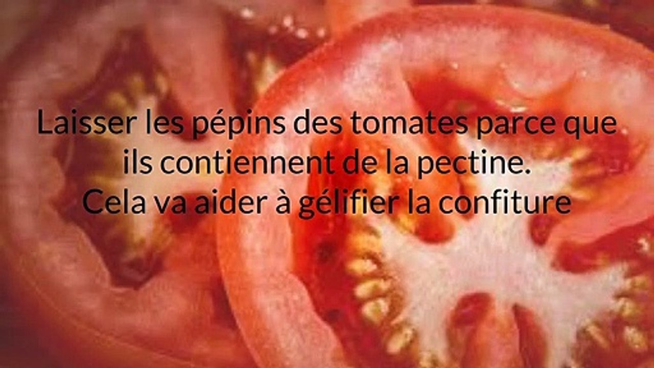 Confiture de tomates rouges | Confiture de tomates rouges thermomix | Recette confiture de tomates rouges