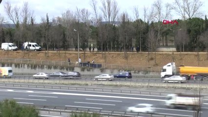 İstanbul- Tem Otoyolu'nda Şüpheli Paket Alarmı