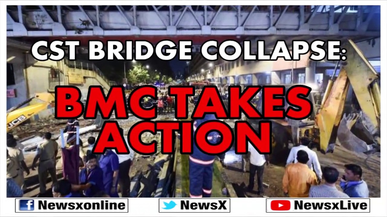 CST Bridge Collapse: BMC Takes Action; Foot Overbridge near CST Railway Station