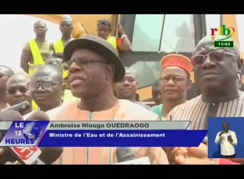 RTB - Lancement des travaux de deux barrages en construction par le Ministre de l’eau