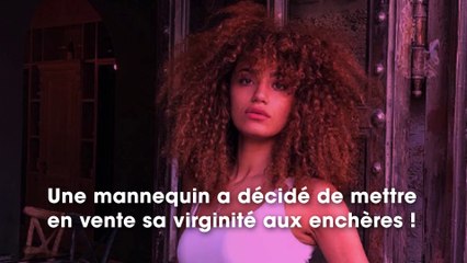 Une mannequin vend sa virginité, un footballeur participe aux enchères