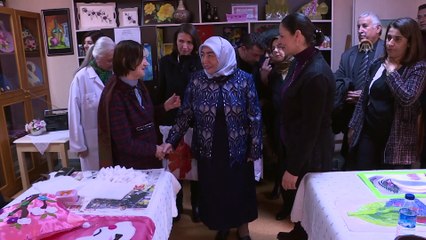 Semiha Yıldırım'dan huzurevi ziyareti - İSTANBUL