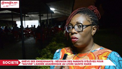 Grève des enseignants : Les parents d’élèves du Lycée Sainte Marie de Cocody réclament la reprise effective des cours