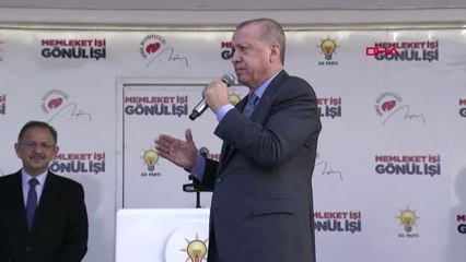 Cumhurbaşkanı Erdoğan Yenimahalle'de Düzenlenen Mitingde Konuştu