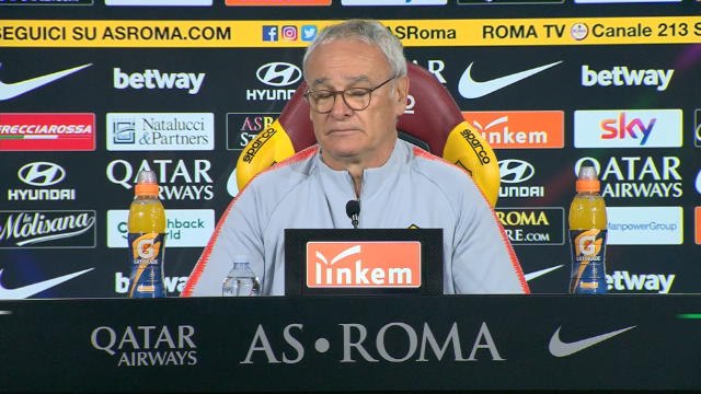 Serie A: 27 e j. - Ranieri : Je leur demande de jouer sans peur