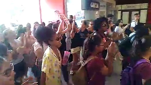 Estudantes da Ufes realizam protesto por mais segurança no campus