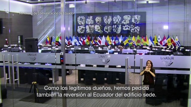 Ecuador se retira de Unasur y busca recuperar sede del organismo