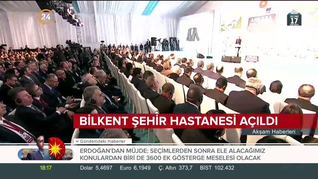 Bilkent Şehir Hastanesi açıldı