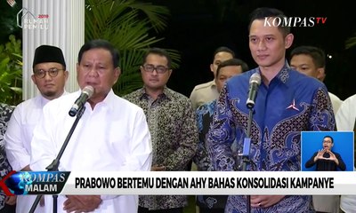 AHY Bertemu Prabowo Bahas Konsolidasi Kampanye