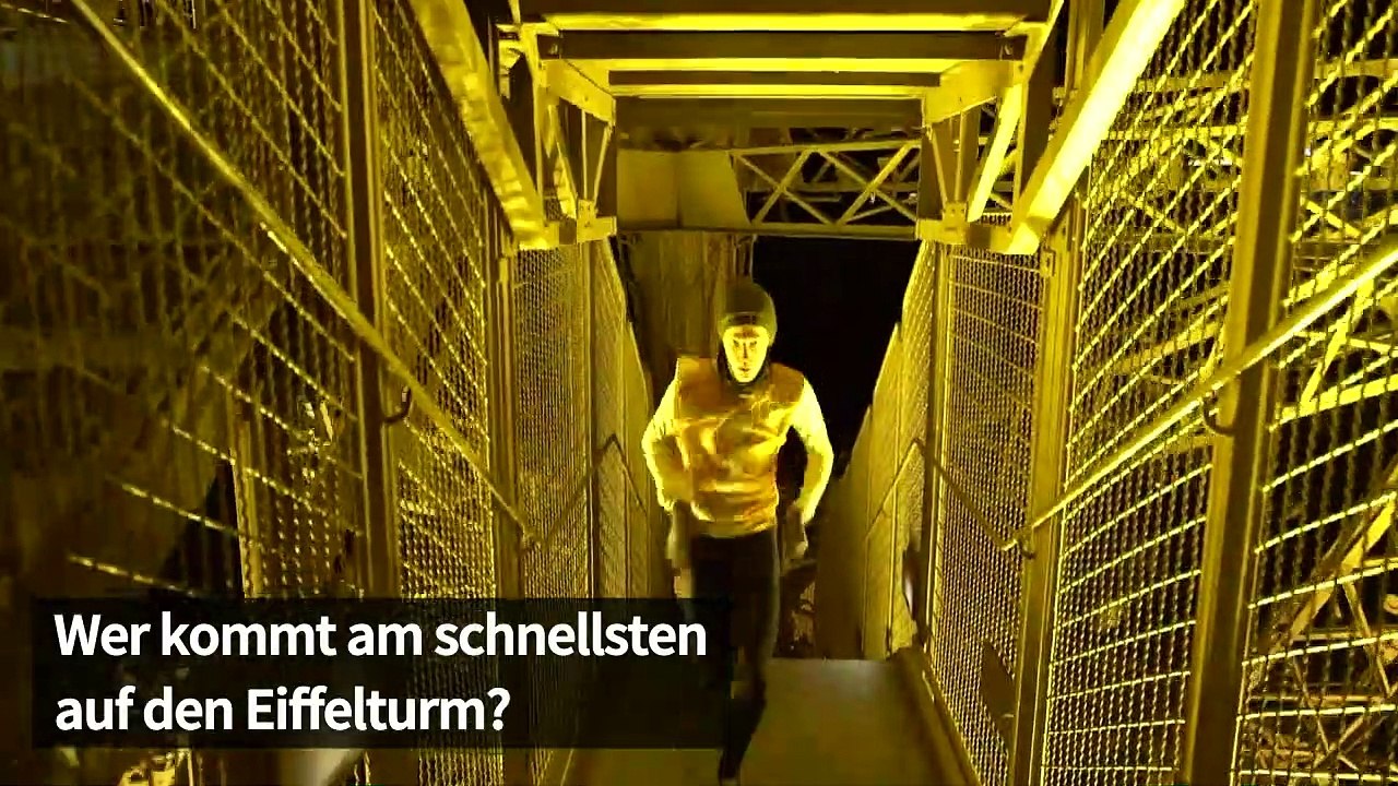 1665 Stufen zur Eiffelturm-Spitze - in acht Minuten