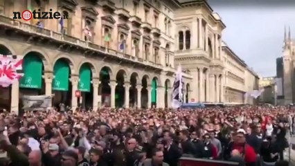 Inter-Eintracht, tifosi tedeschi invadono le strade di Milano | Notizie.it