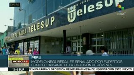 Perú: más de 450 mil jóvenes excluidos del sistema educativo y laboral