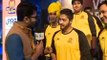 PWL 3 Day 9_ Bollywood Actor Shreyas Talpade shows his support for the team Veer