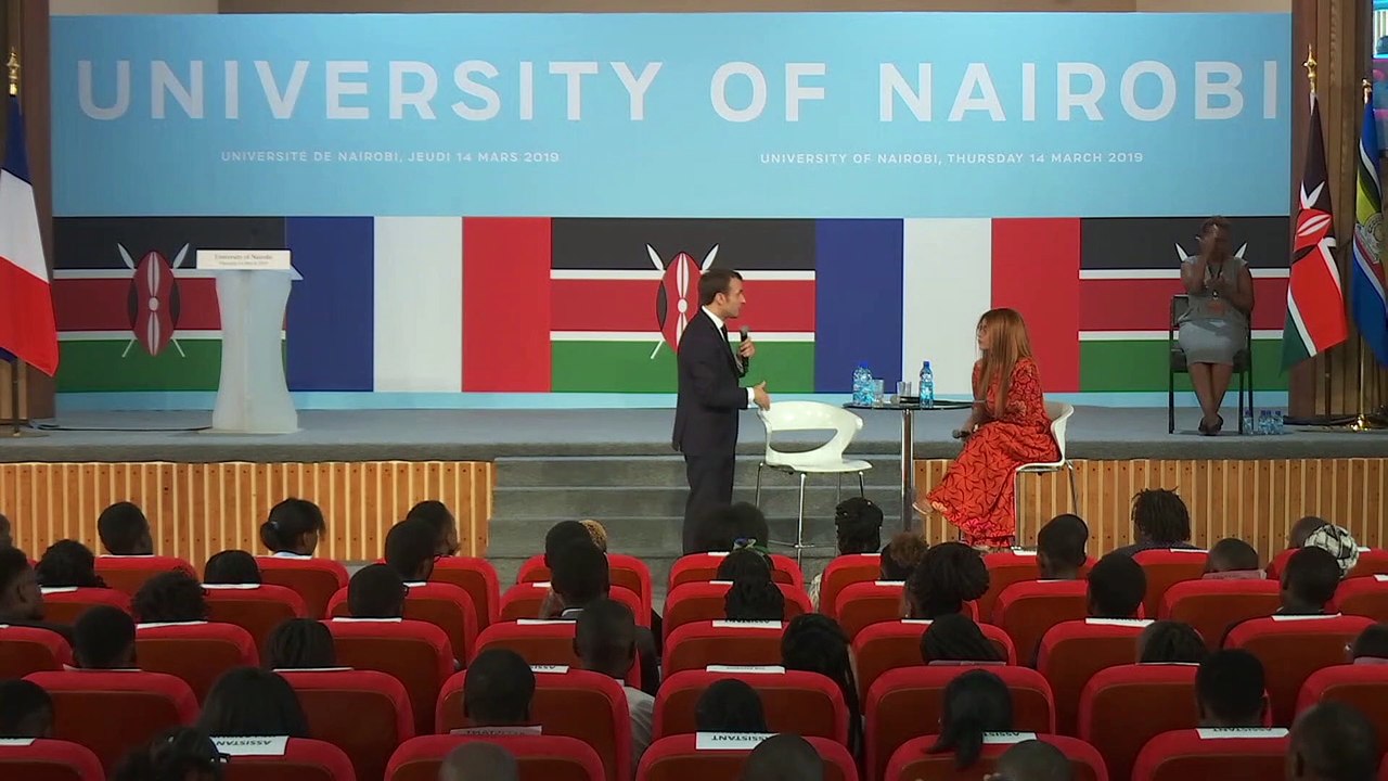 Échange avec les étudiants de l'université de Nairobi