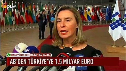 AB'den Türkiye'ye 1.5 milyar euro