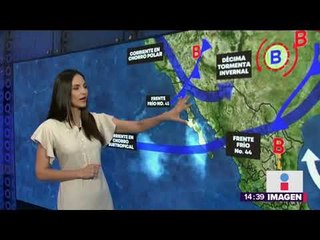 ¡Manténganse bien hidratado! Así estará el clima esta tarde | Noticias con Yuriria Sierra