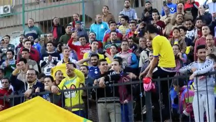 احتفالات جمهور طنطا  بالفوز على دمنهور