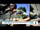 Ciudadano enfrenta a policías en Morelos y 'asegura que 
