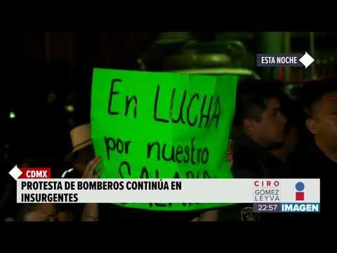 Bomberos bloquean Insurgentes por incumplimiento de plazas | Noticias con Ciro Gómez