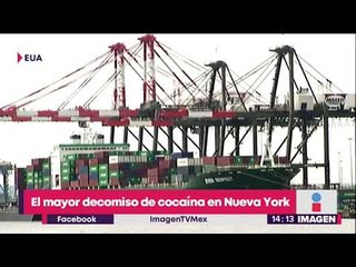 ¡Se registra el mayor decomiso de cocaína en 25 años! | Noticias con Yuriria Sierra