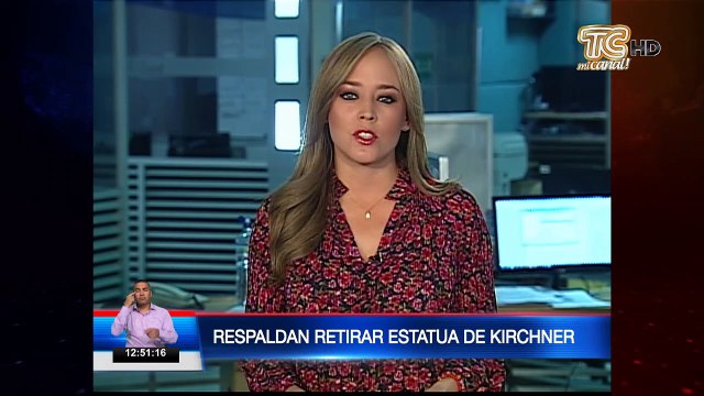 Respaldan retirar la estatua de Néstor Kirchner