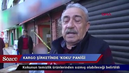 Ankara’da kargo şirketinde 'klor gazı' paniği