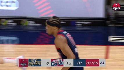 Darel Poirier skies for the big oop