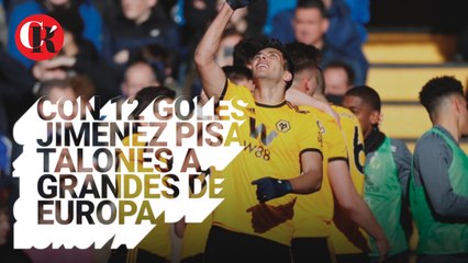 Con 12 goles, Jiménez pisa talones a grandes de Europa