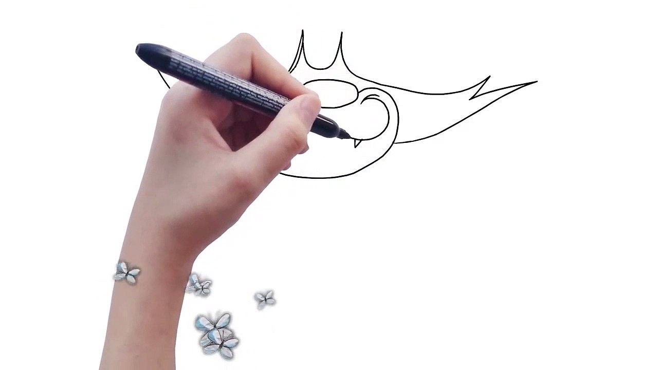 Drawing and Coloring Jack from oggy and the Cockroaches for Kids | Coloring pages for Kids and Learn Colors