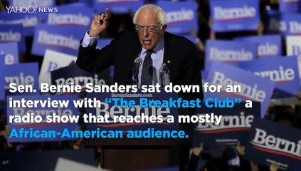 Bernie Sanders on 'The Breakfast Club' is a 'no' on slavery reparations