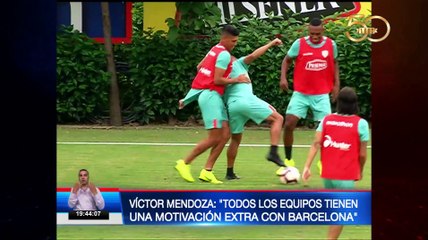 Barcelona se prepara para su partido contra Fuerza amarilla