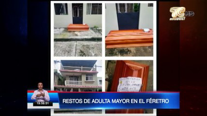 Abandonaron ataúd en puerta de casa