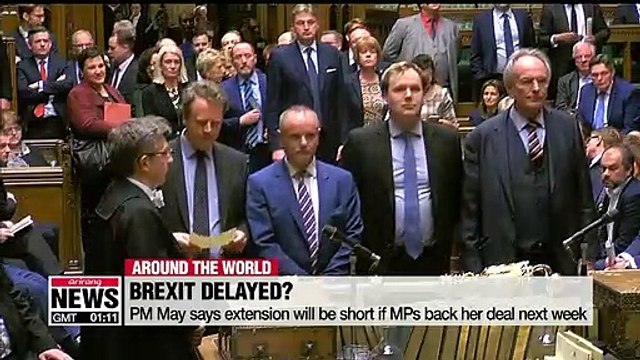 British lawmakers back Brexit delay