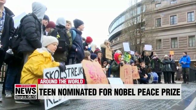 Swedish teenager and climate campaigner nominated for Nobel Peace Prize