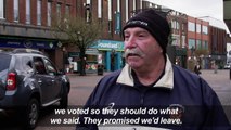 People in Stoke-on-Trent, UK react to Brexit deal vote