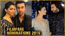 Ex- Lovers Deepika - Ranbir, Alia - Ranveer Nominated For Filmfare 2019