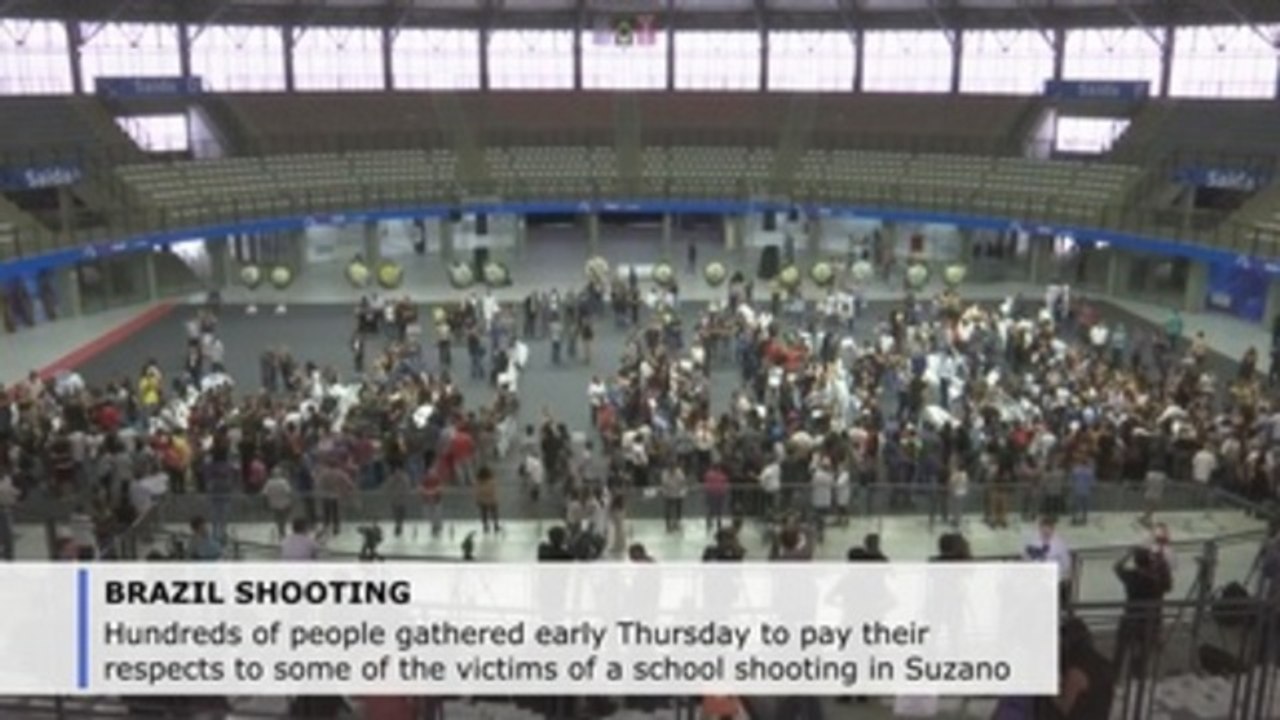 Brazilian city mourns victims of school massacre