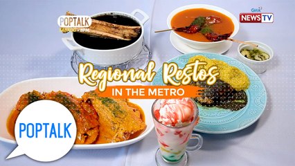 PopTalk: Regional restos in the metro
