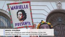 Slain Brazilian rights activist remembered a year after her death