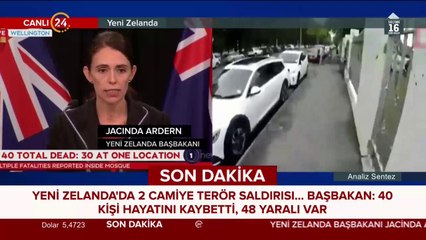 Yeni Zelanda'da 2 camiye silahlı saldırı