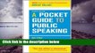 Review  A Pocket Guide to Public Speaking - Dan O Hair