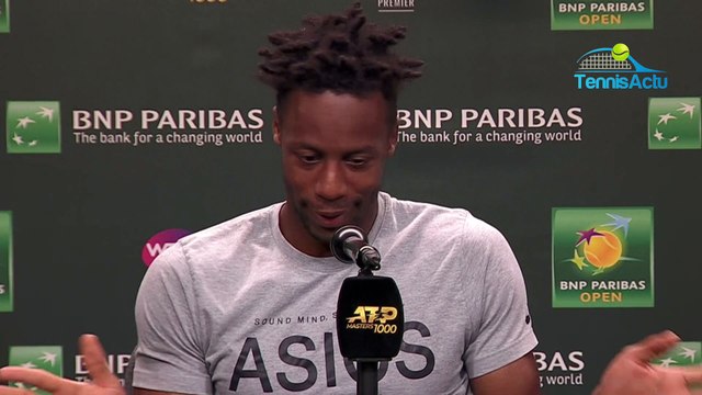 ATP - Indian Wells 2019 - Gaël Monfils : Le truc qui est chiant c'est que j'ai mal et je me sens très bien