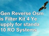 LiquaGen Reverse Osmosis Filter Kit 4 Year Supply for standard 10 RO Systems
