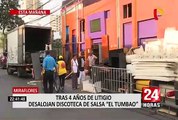 Miraflores: tras 4 años de litigio desalojan discoteca de salsa 