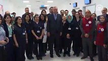 Cumhurbaşkanı Erdoğan, Ankara Şehir Hastanesinde incelemelerde bulundu ve hastaları ziyaret etti