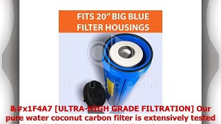 Aquaboon Big Blue Coconut Shell Water Filter Cartridge  Activated Carbon Block CTO